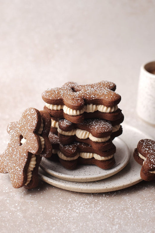 Gingerbread Man Cookie Sandwich